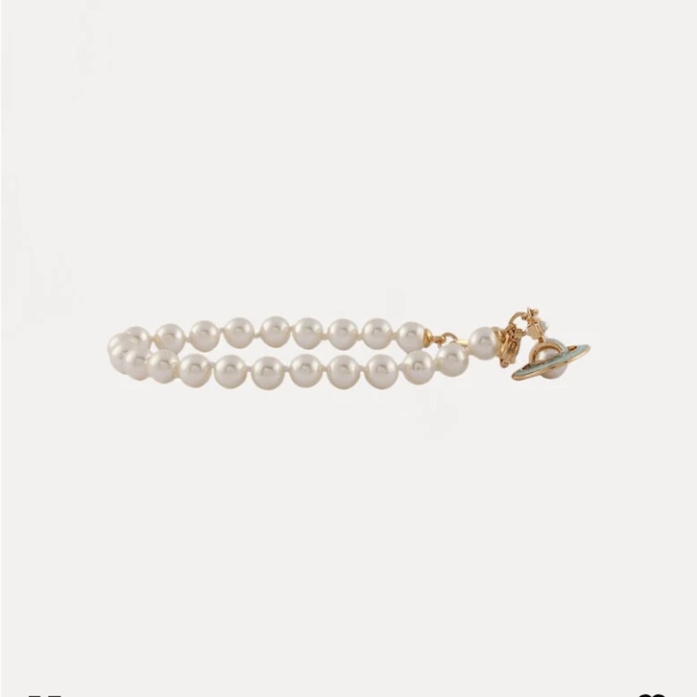 NWOT Vivienne Westwood Vegan Pearl Simonetta Pearl Bracelet